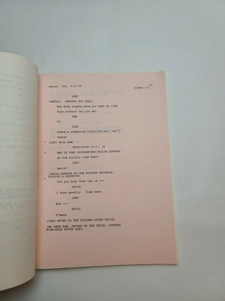 NOTHING IS EASY / Michael Jacobs 1986 TV Script, "It Happened One Night"