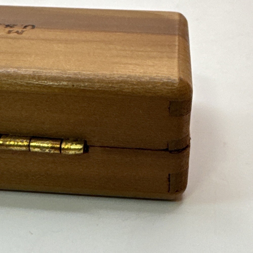 US Army MD World War I wooden syringe box empty.