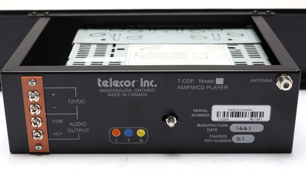 Telecor T-CDP Rack Mount AM/FM CD Player
