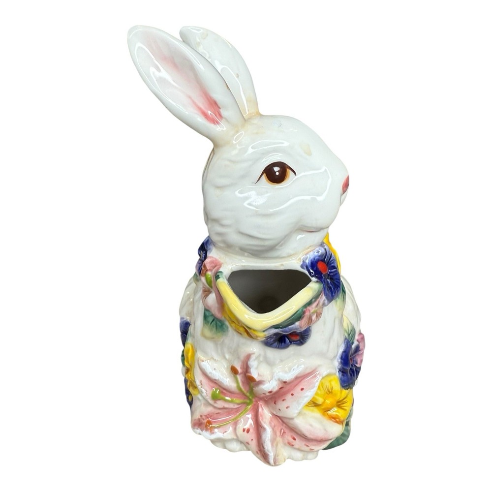 Corner Ruby Bunny Pitcher Creamer by The Bunny Collection - Easter Decor