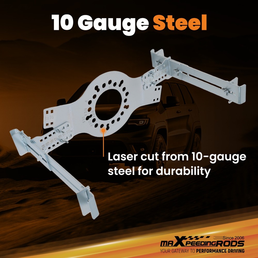 5 Bolt Pattern Measuring Tool for Wheel Offset Fitment Simulator 7-17" Width