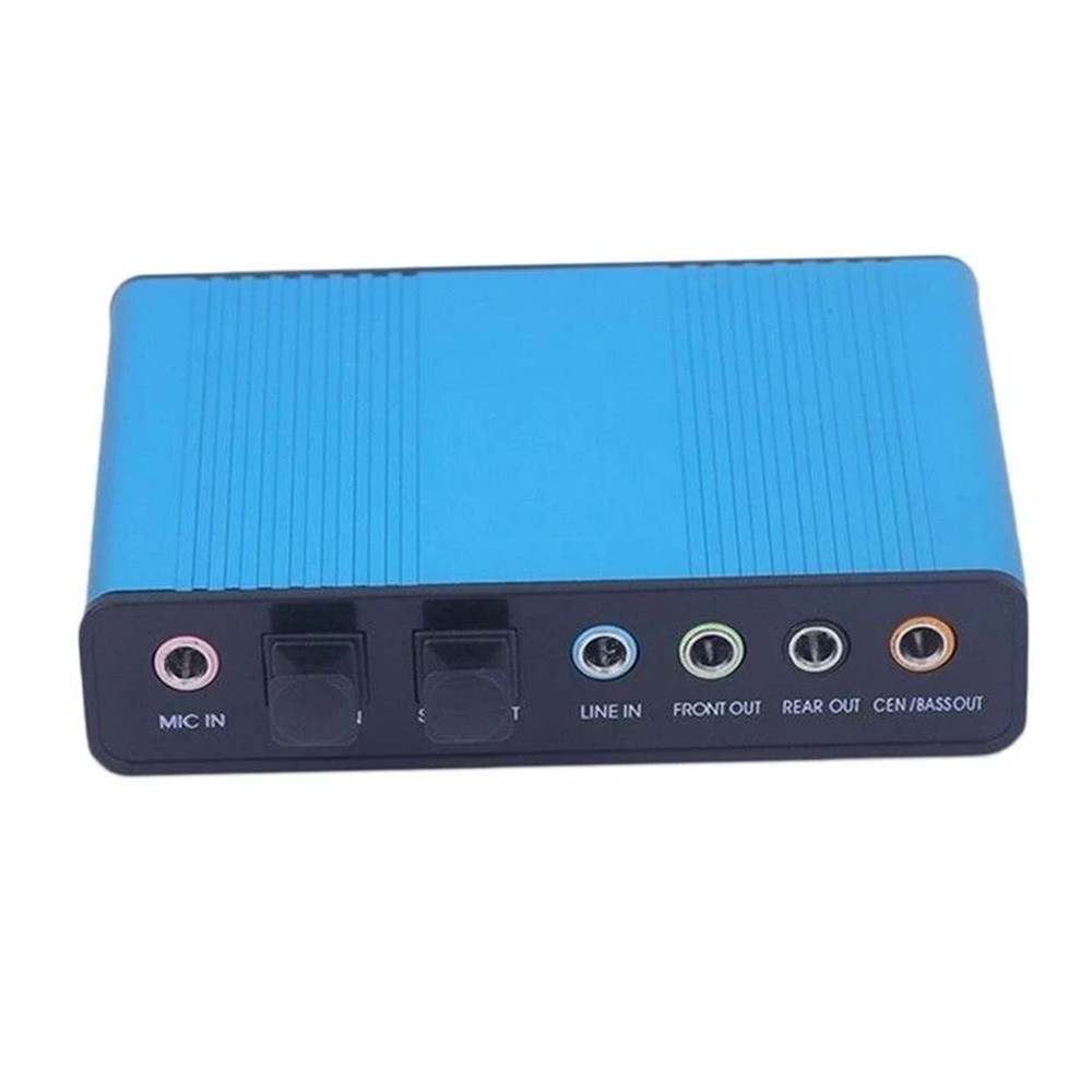 USB 6 Channels 5.1 Audio External Optical Sound-Card Adapter for Notebook PC
