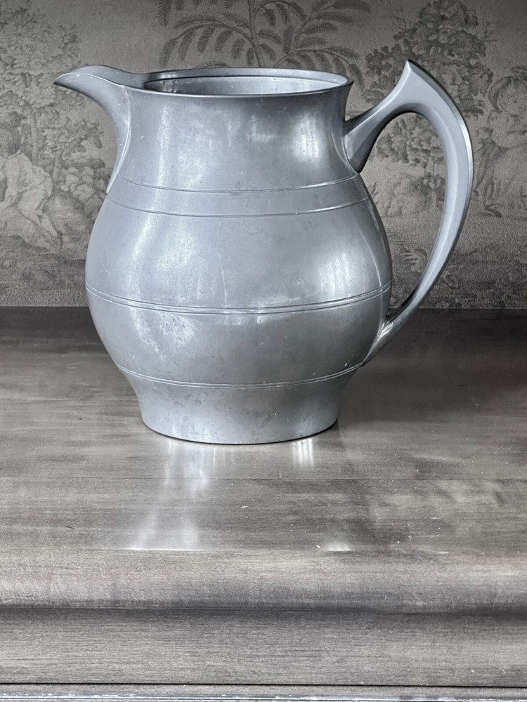 Antique Pairpoint 7" Pewter Water Pitcher Signed/Numbered