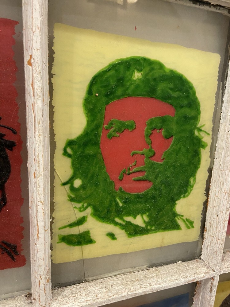 Vintage Andy Warhol Che Guevara Window