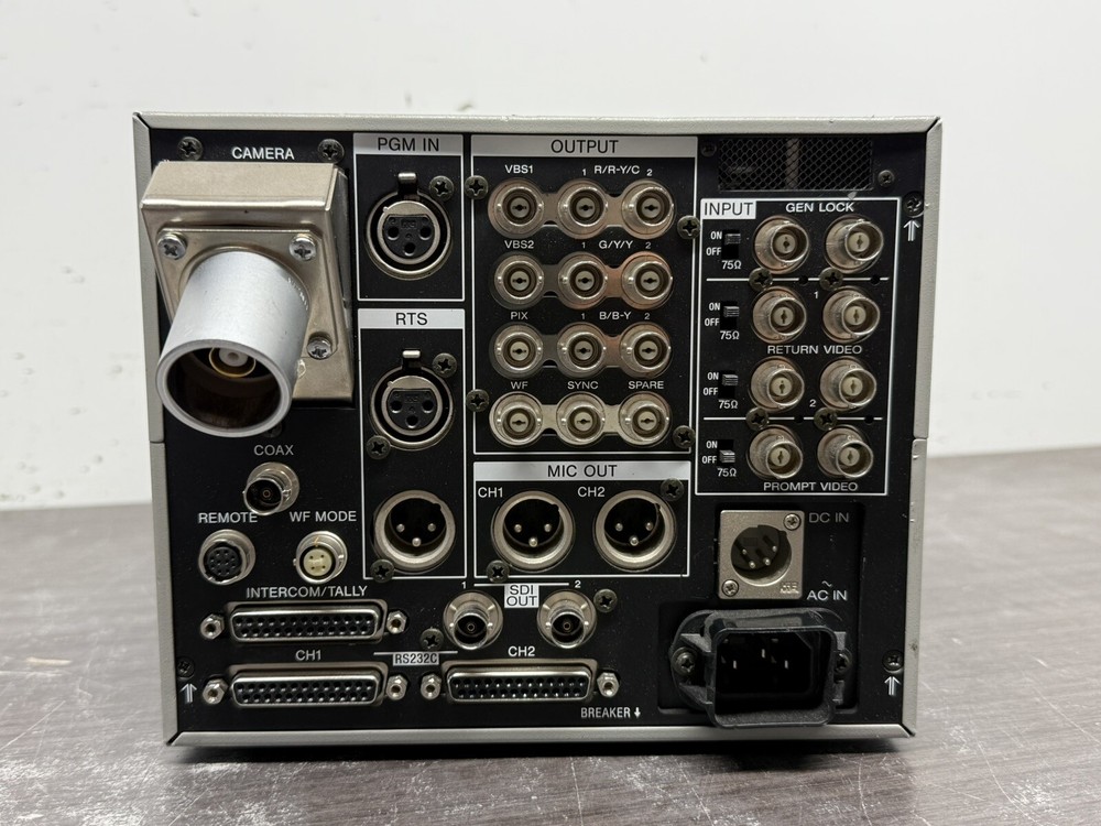 Sony Camera Control Unit CCU-TX7 W/ Remote RCP-TX7 - X68