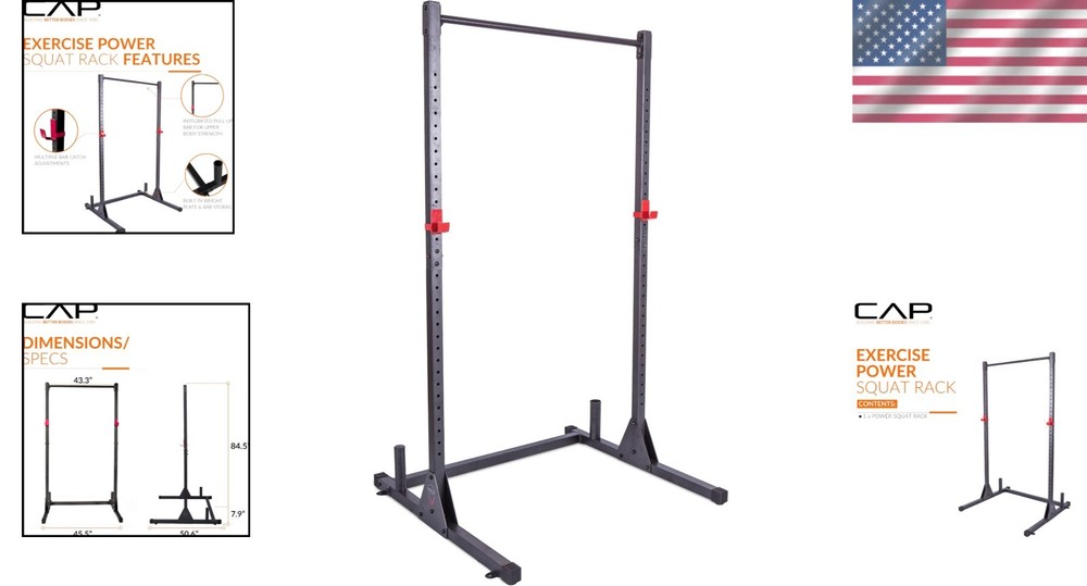 CAP Olympic Power Rack for Strength Training