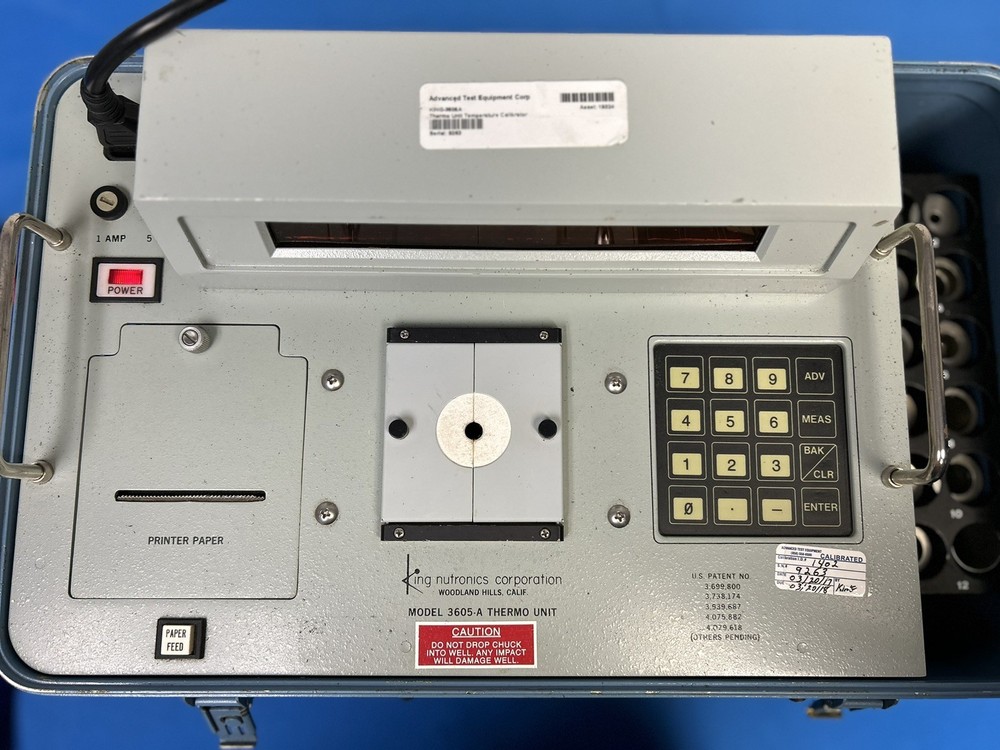 King Nutronics 3605-A | Thermo Unit Temperature Calibrator