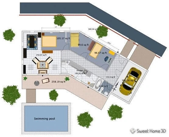 Sweet Home 3D 2026-Graphic Interior Design CAD Architect Software-Windows/MacOS