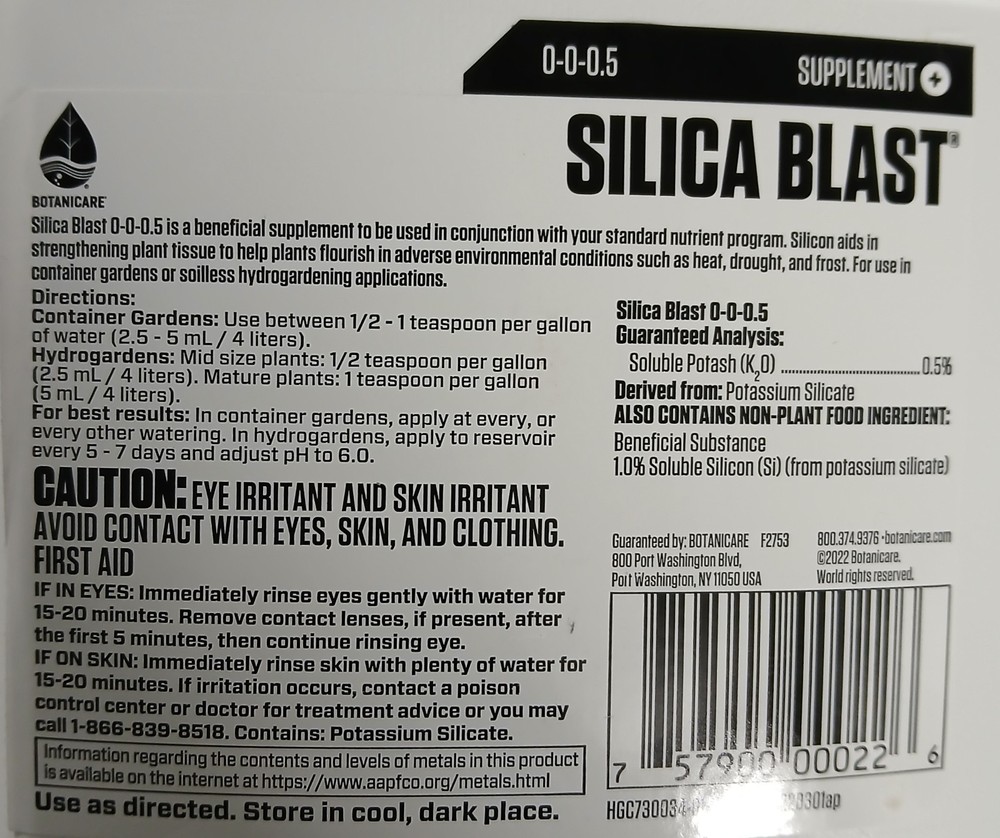 Botanicare Silica Blast 30mL