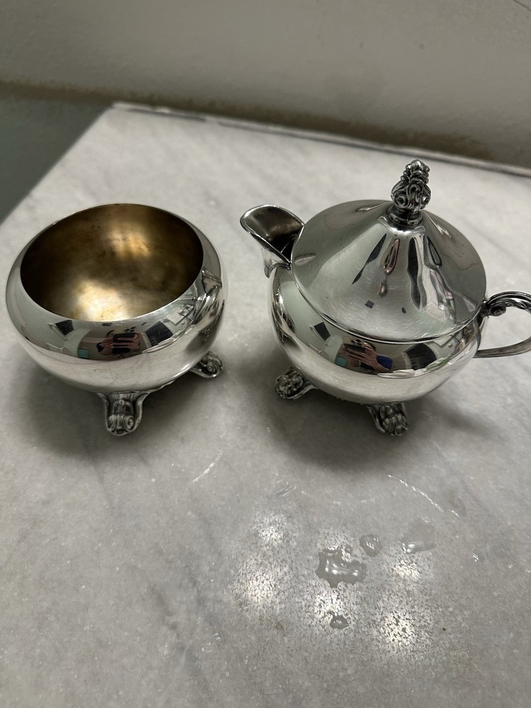 F.B. Rogers Silver Co Silverplate Victorian Tea Coffee Set
