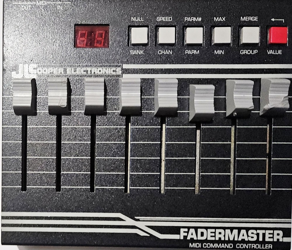 JC Cooper Electronics FaderMaster Professional MIDI Automation Controller TESTED