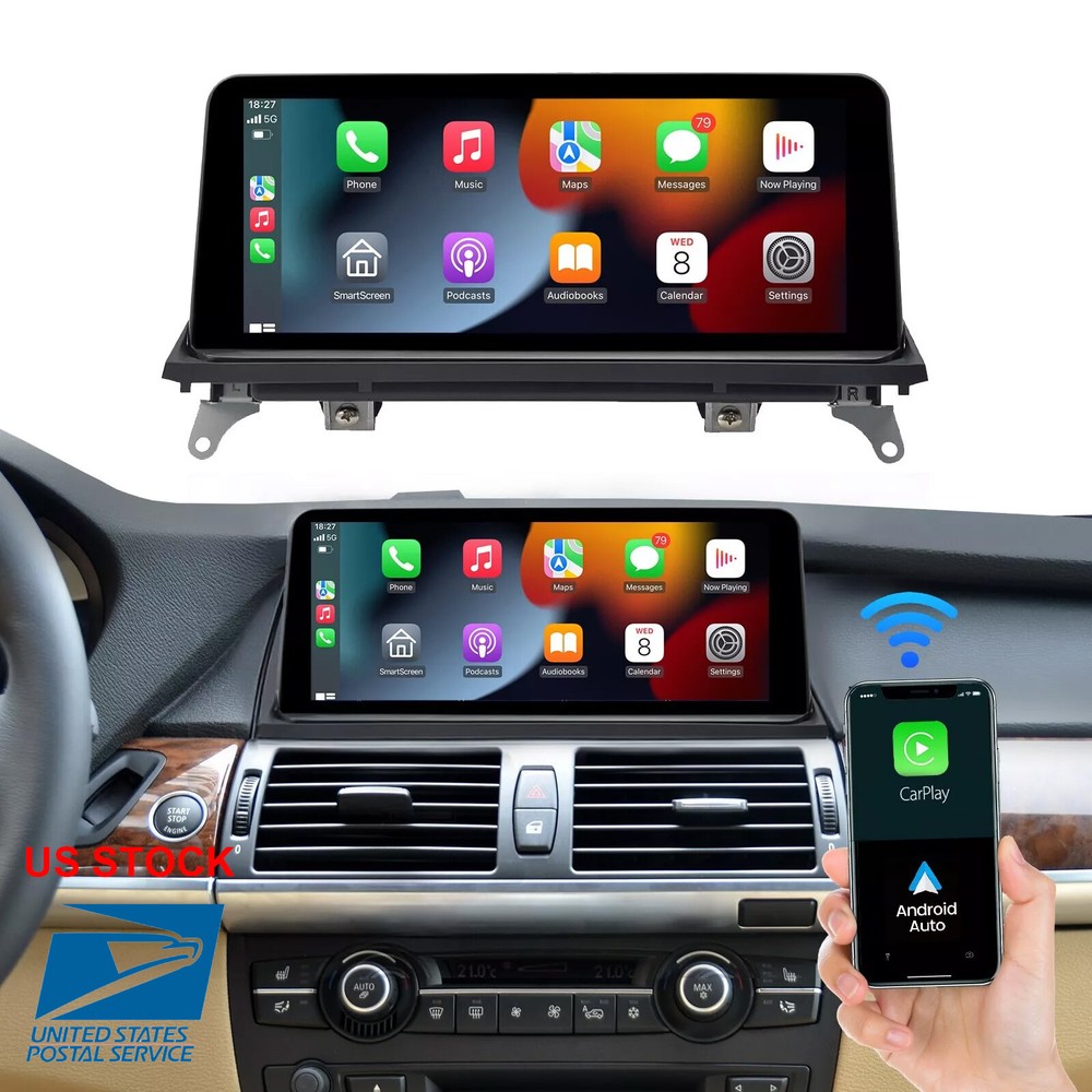 For BMW X5 X6 CCC E70 E71 2007-2010 10.25'' Carplay/Android Auto Touchscreen