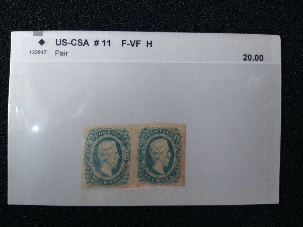 confederate postage stamps