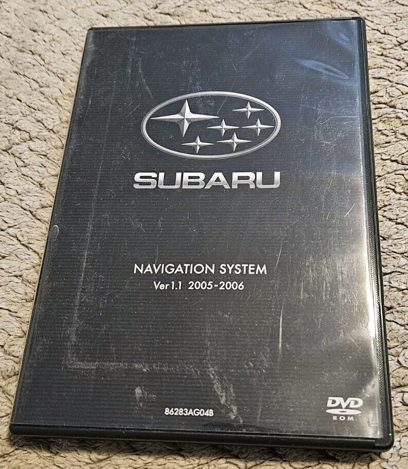2005-2006 Subaru Navigation System DVD's Tested Plays