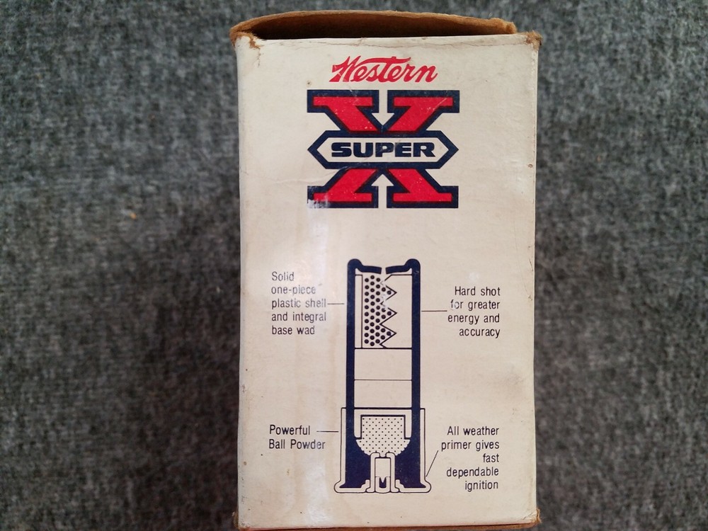 Western Super X Plastic Shotgun Shells EMPTY BOX ONLY Vintage