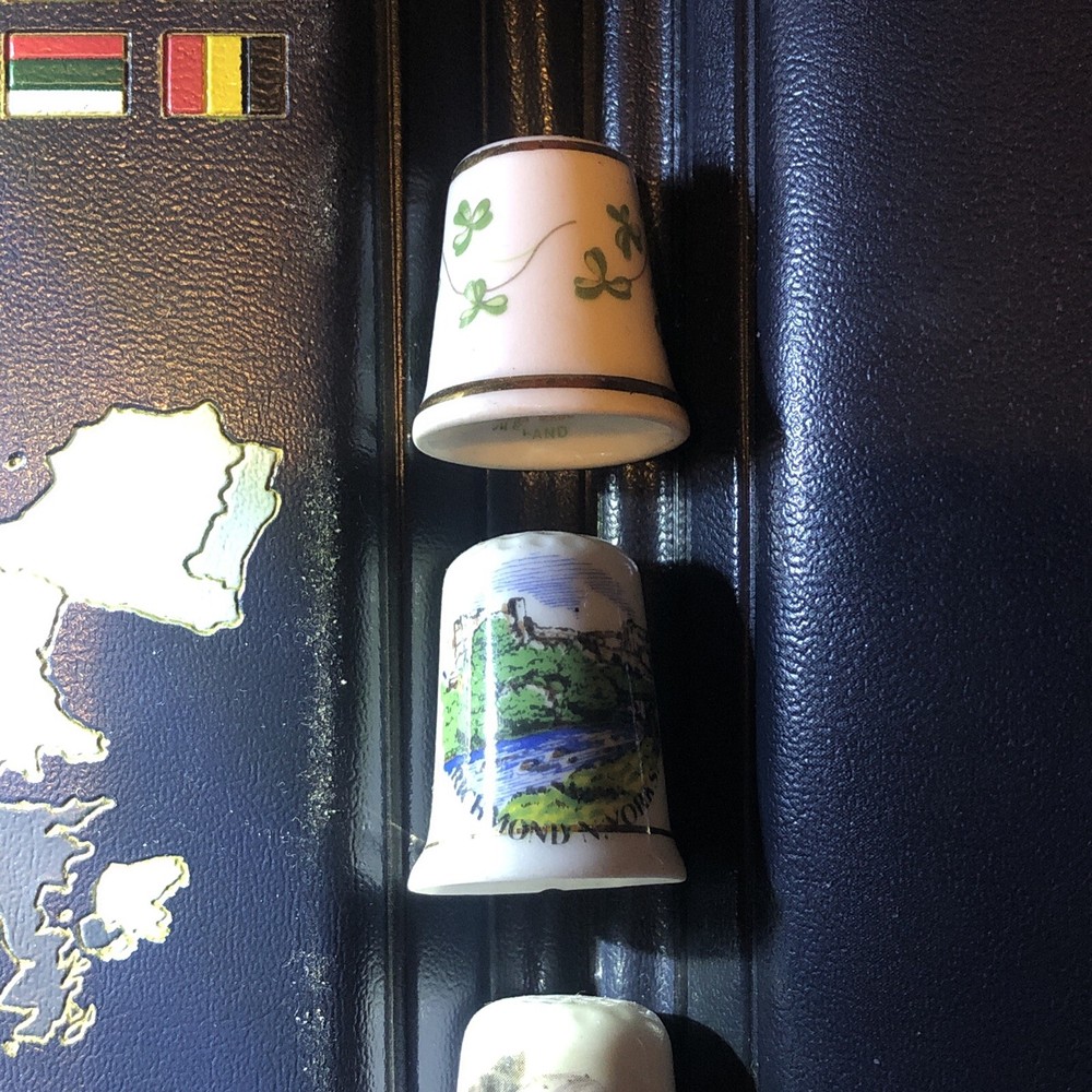 Massive Vintage Ceramic and Metal Thimble Collection Must See
