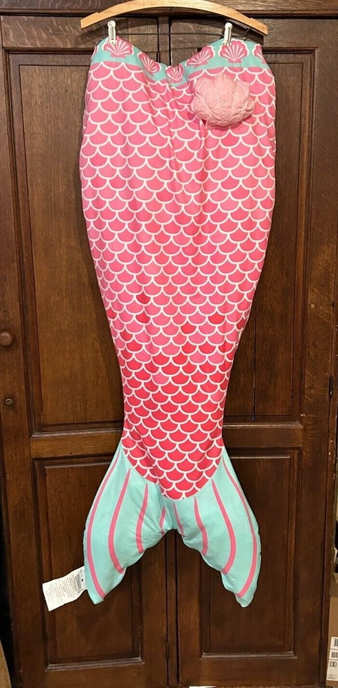 Mermaid Tail Sleeping Bag by Authentic Kids Plush Lining very soft