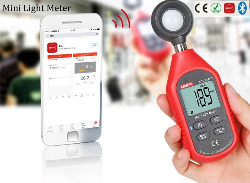 UNI-T UT383BT Digital  Bluetooth LuxmeterMini Light Meter Handheld Type Luxmeter