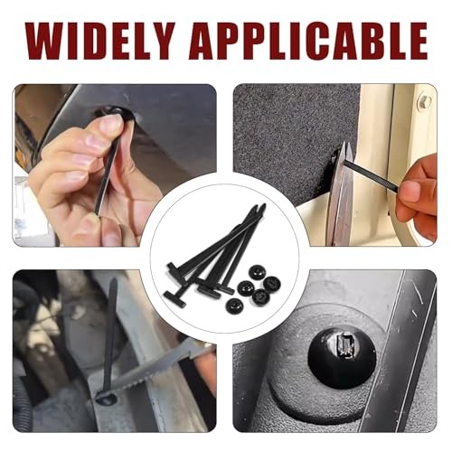 Pack Nylon Universal Cable Tie Buckle Zip Tie, Heavy Duty Self-Locking Push 200