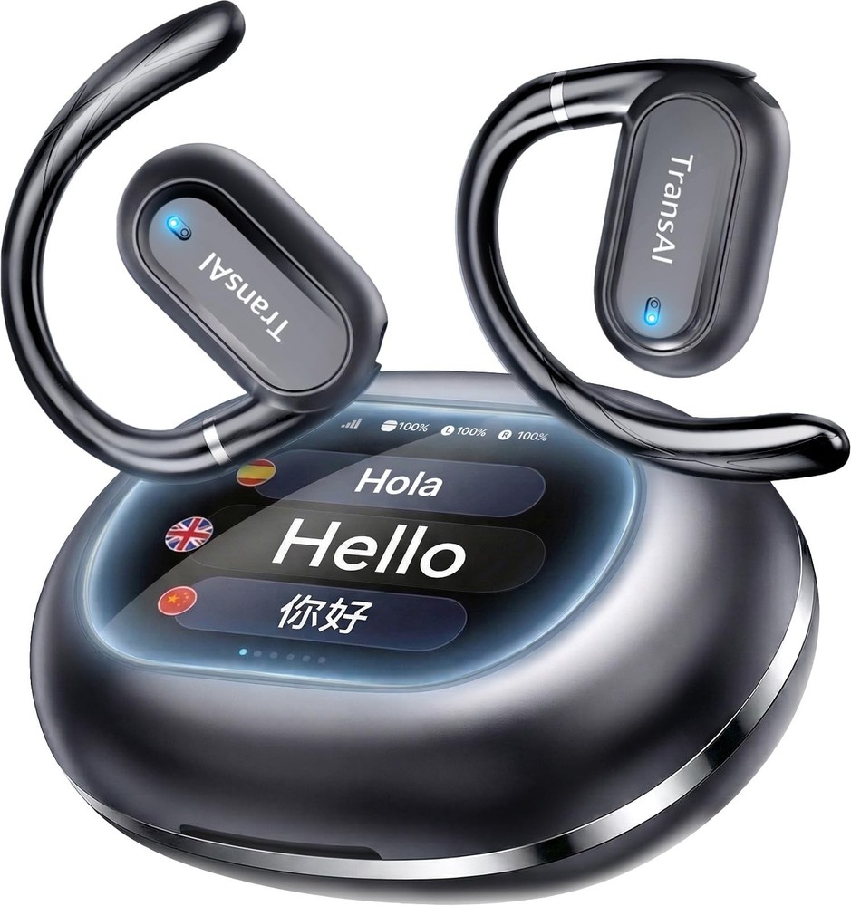 AI Translation Earbuds Real Time 157 Languages Translator Ear Buds Interprete...