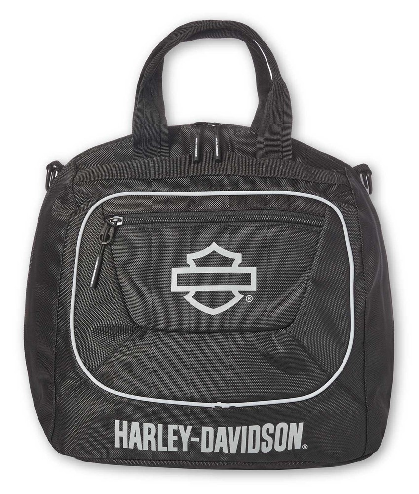 Harley-Davidson Classic Bar & Shield Logo Helmet Bag, Rugged Polyester Black