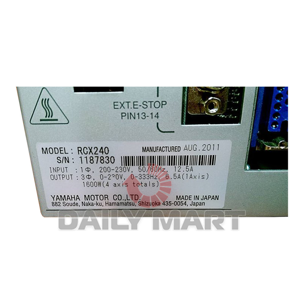 Used & Tested YAMAHA RCX240 Robot Controller