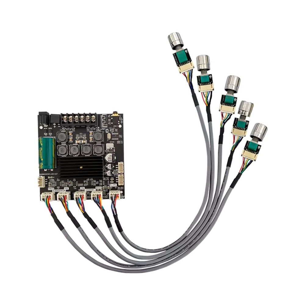 1Pc 4~8Ω Power Amplifier Board Module 2.1 Channel 50W*2+100W Bluetooth mm