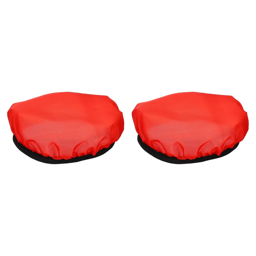 2pcs 7" 18cm Soft Diffuser Lamp Cover Light Strobe Reflector Lamp Sock Red