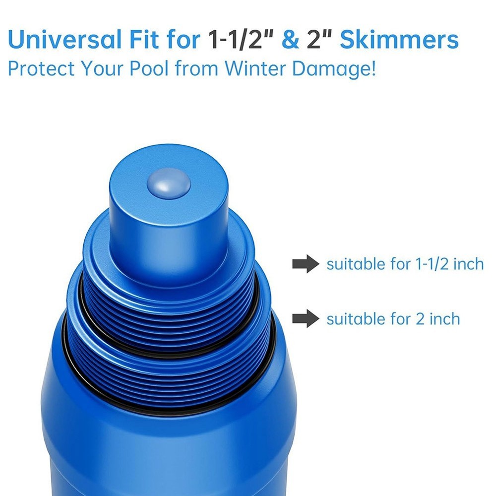 Pool Skimmer Plug & Guard Winterization Plug 9 Inch Threaded Skimmers for3578