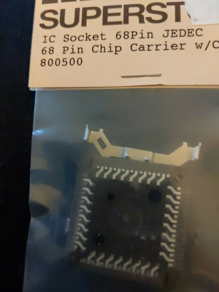 PLCC68 Leadless Chip Carrier Socket with cover