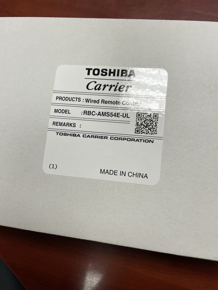 Carrier Toshiba ductless split remote. WH-LI5SE