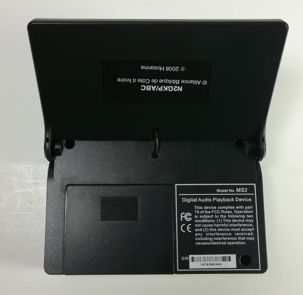 Proclaimer MS2 Digital Audio Bible Solar Power New Testament Kpelle, Guinea