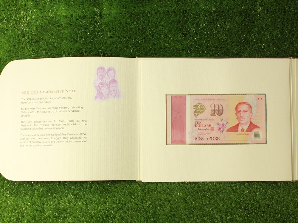 Singapore SG50 Commemorative Notes Set