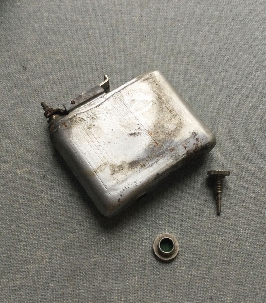 Vestale Germany 1970s Table Gas Lighter Rare needs maintenance