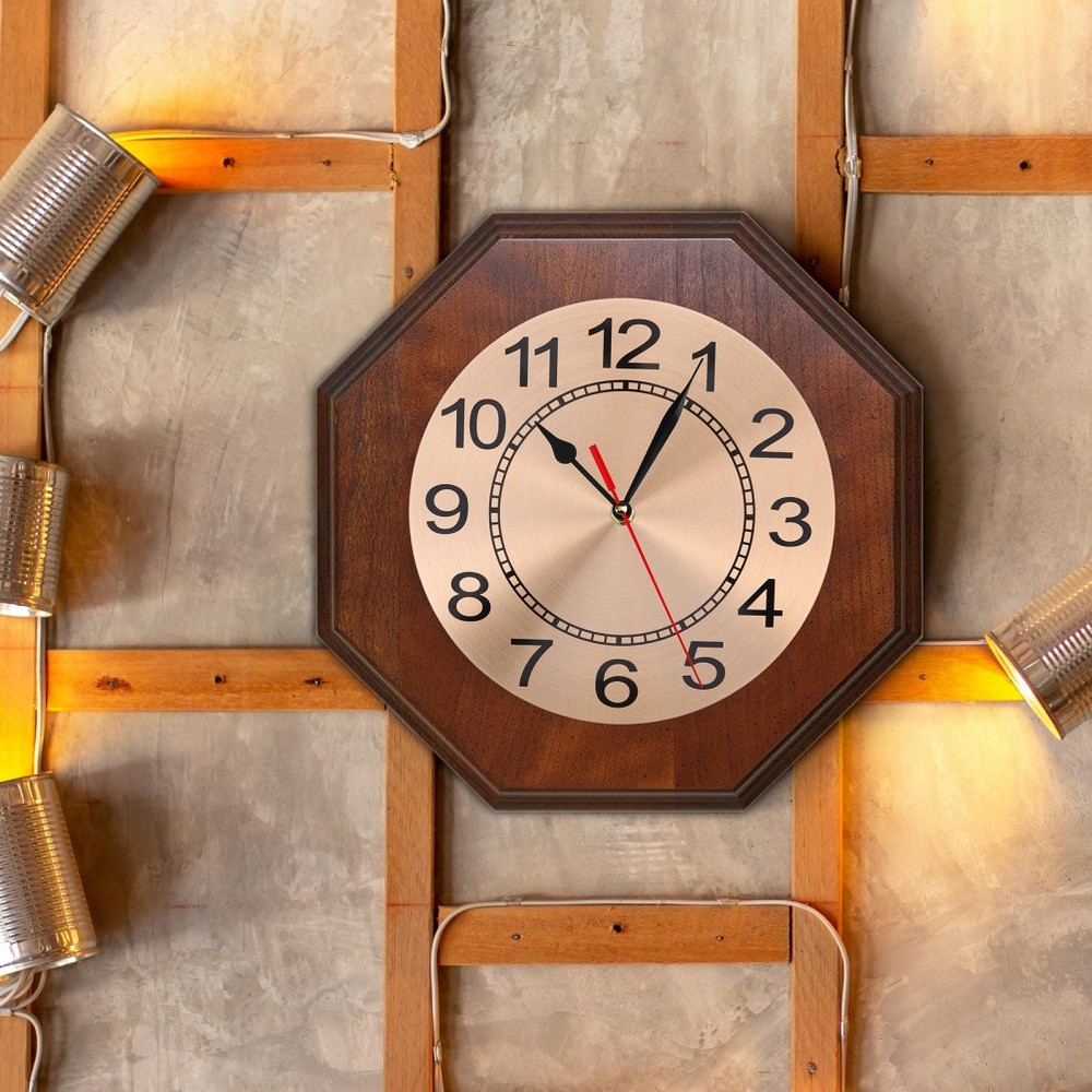 Wall Clock Face, Arabic Numeral Wall Clock Dial, Aluminum Round Dial Panel