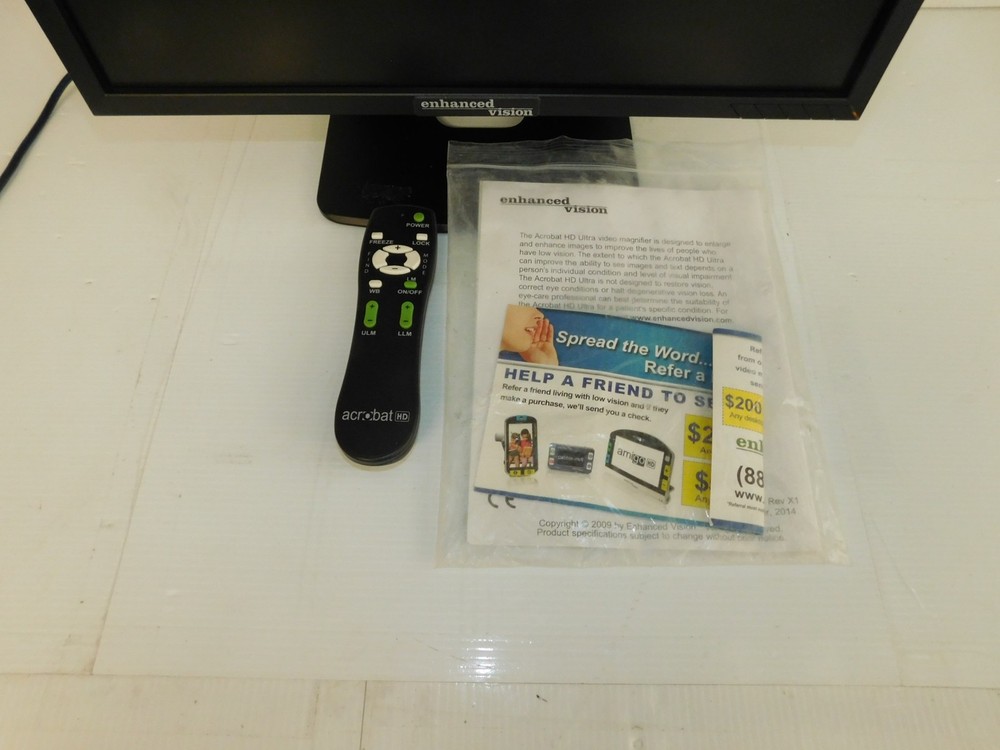 ENHANCED VISION MODEL ACUE22A+CASE LCD MAGNIFIER(HLP47)