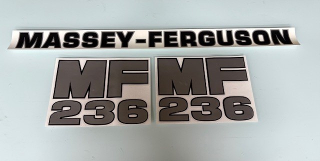 Massey Ferguson 236 loader decals