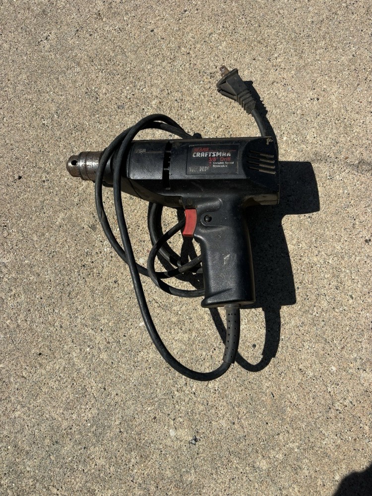 Vintage Sears Craftsman 3/8" Variable Speed Reversible Drill 315.101421