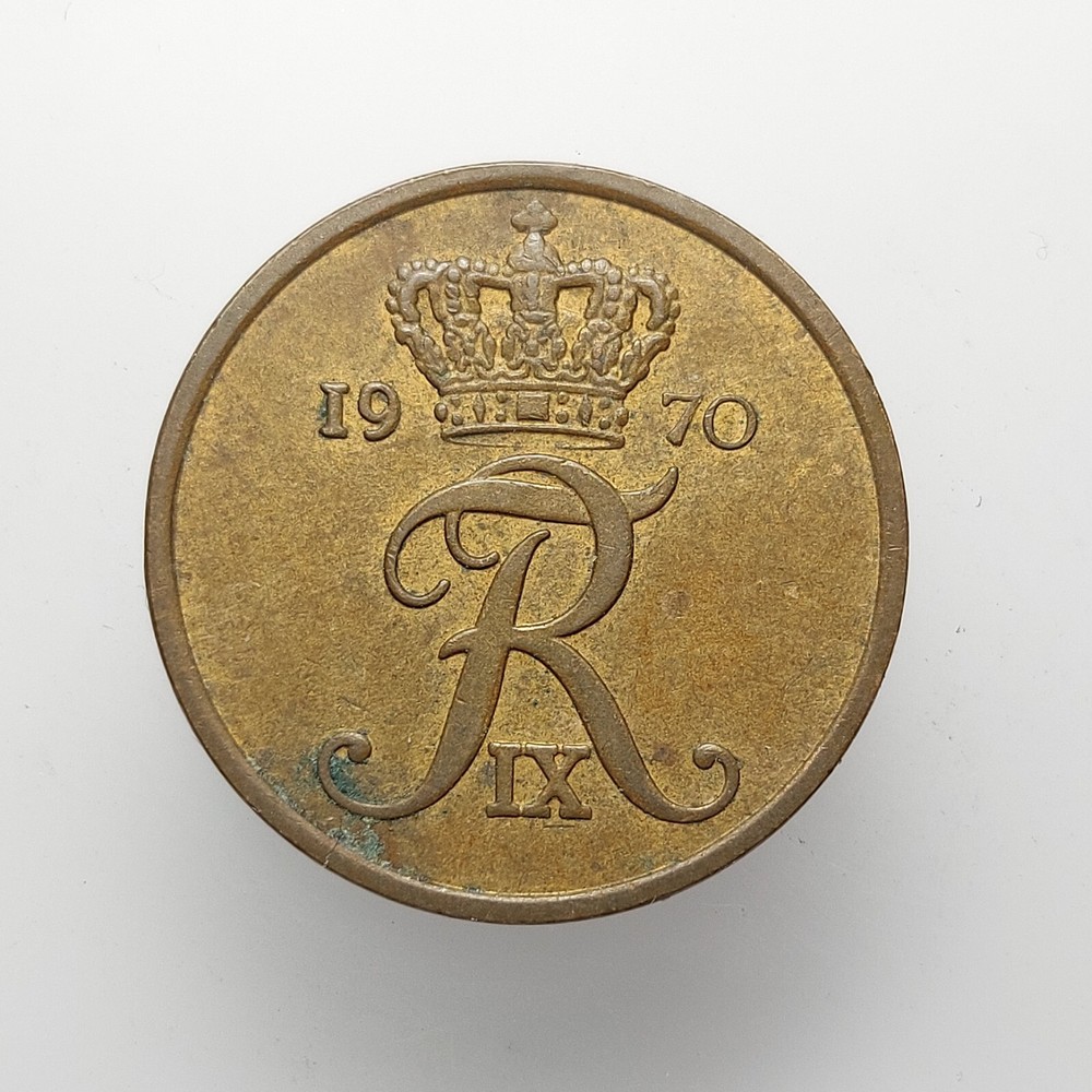 Denmark 5 Ore 1970 Coin I221