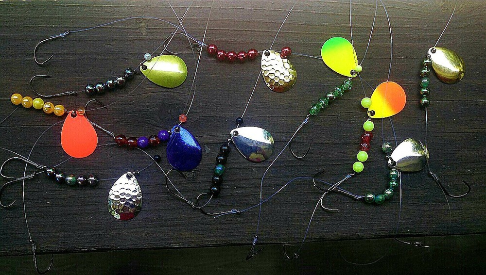 Walleye Crawler Harness Spinner Rigs (10 pc.)