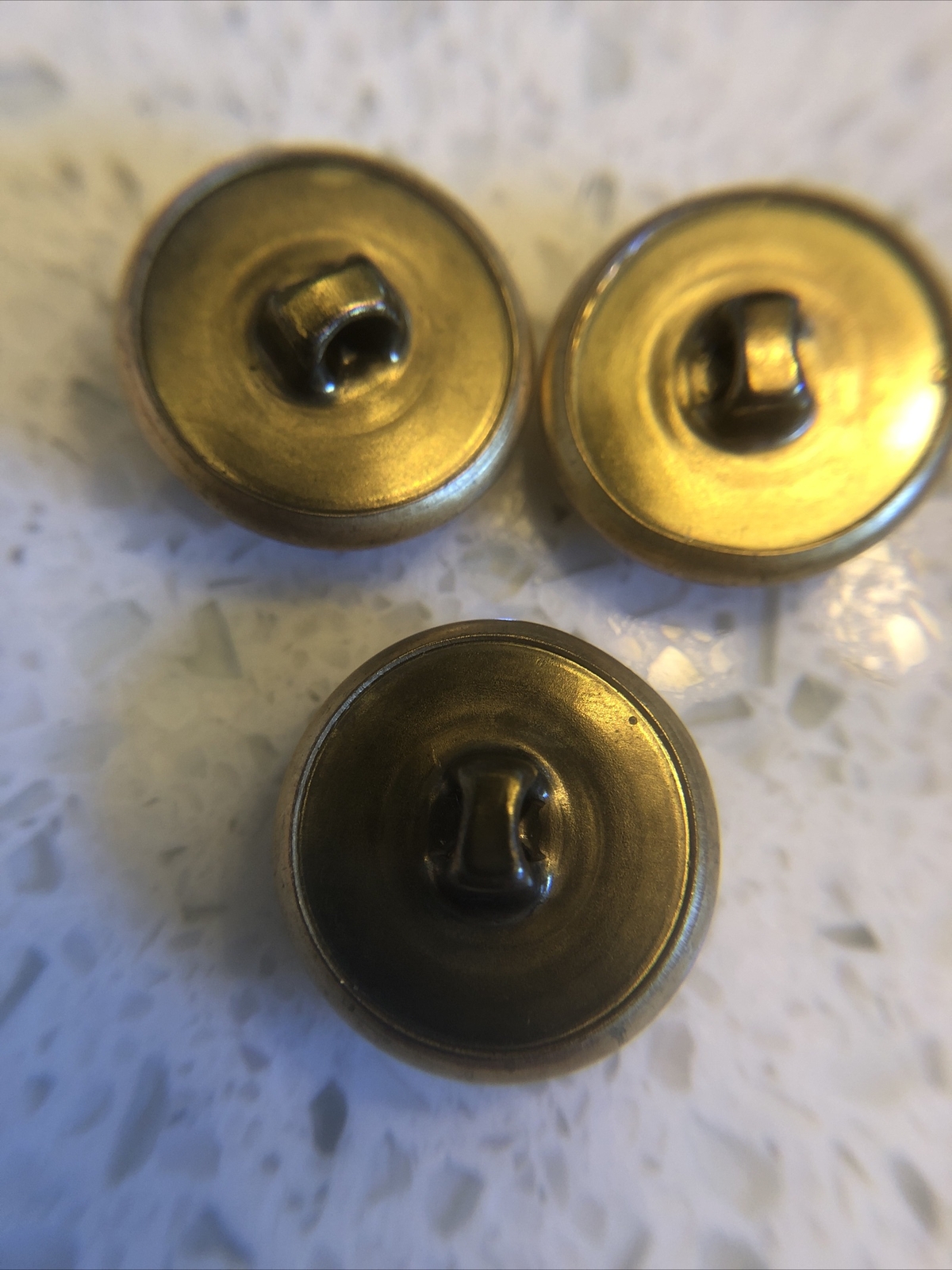 OLD EARLY UNION US NAVY EAGLE UNIFORM COAT BUTTON No Maker Lot Of 3 19 mm