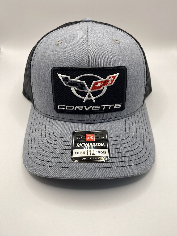 Chevrolet Corvette Trucker Hat, Richardson 112 Snap-back style.  NWT!