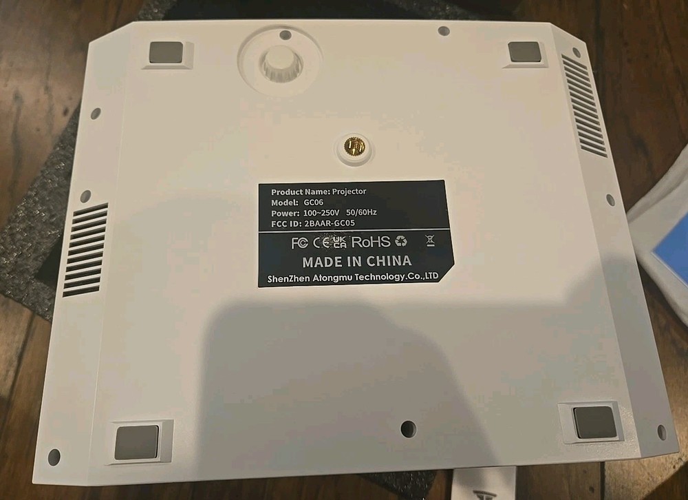 Projector GC06 Wifi & Bluetooth, Full HD 1080P Projector, Open Box