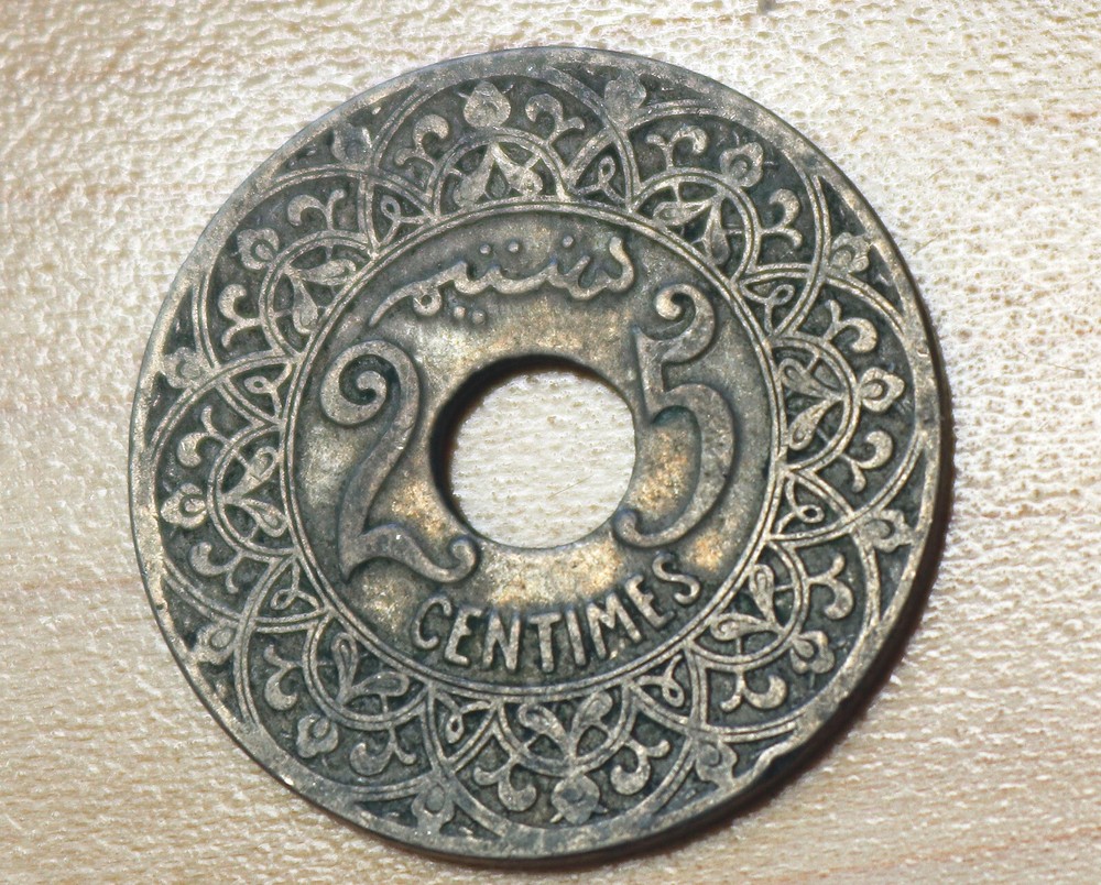 1921 Morocco 25 Centimes