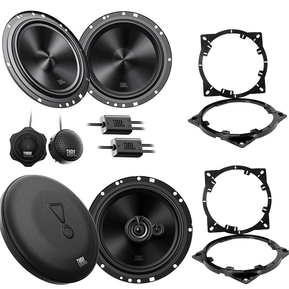 JBL Stage2 6.5" Component & 6.5" 3-Way Speakers set For 2011-2019 Hyundai Sonata