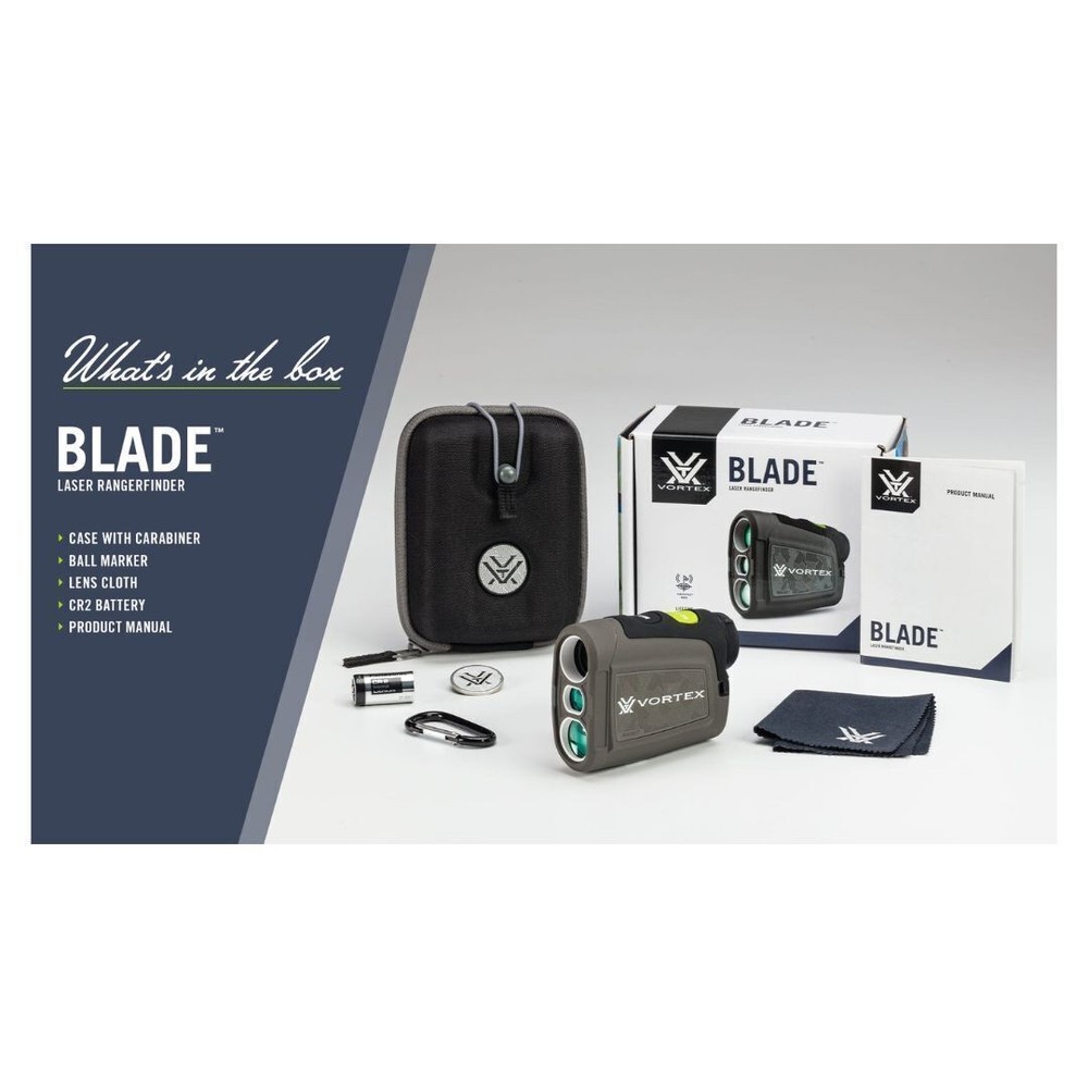 Vortex Blade Golf Laser Rangefinder 6x Zoom Clear View Optics PRECISION