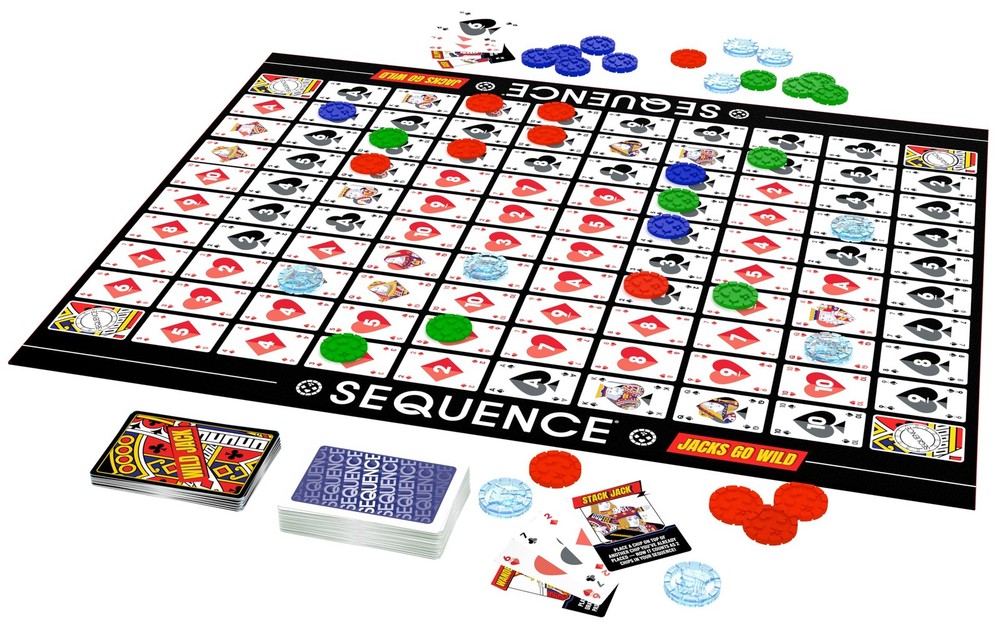 Goliath Sequence Jacks Go Wild! | Strategy Board Game Includes Additional Wild J