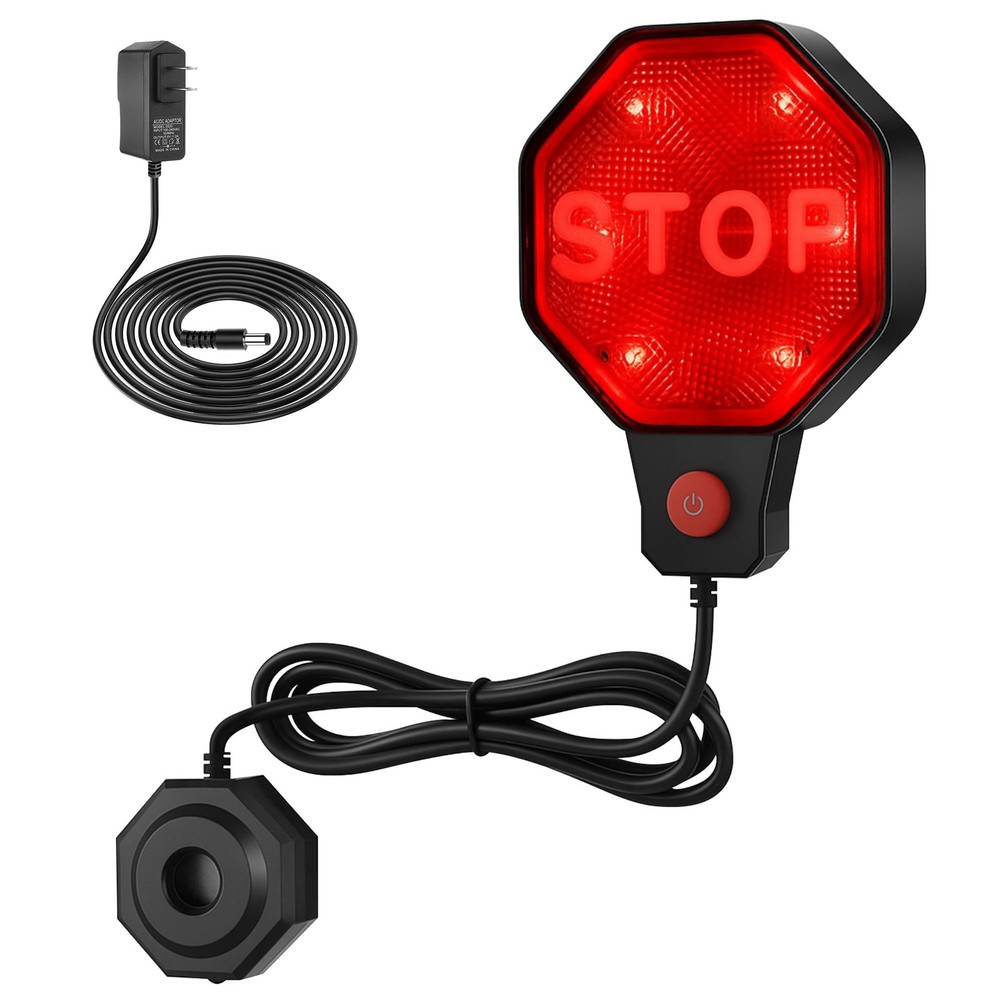 Garage Parking Sensor & Garage Parking Aid with LED Stop Light, Adjustable Ul...