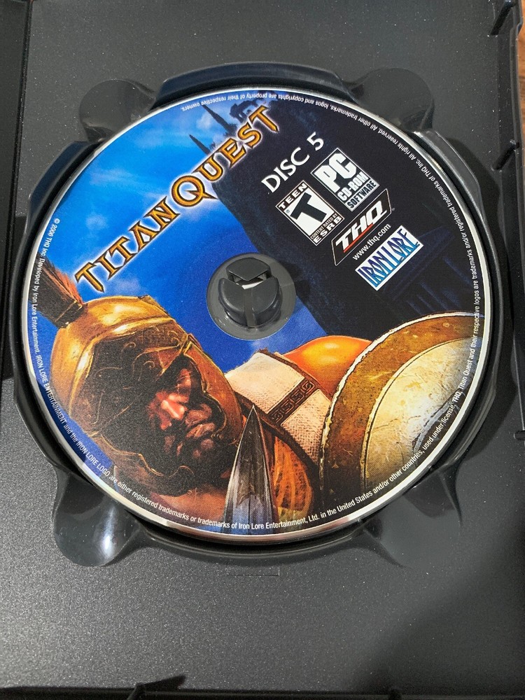 Titan Quest Computer Software Missing Disc 1