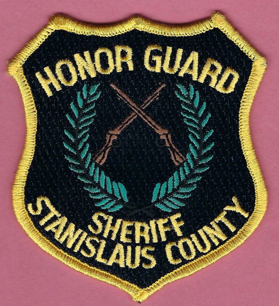 STANISLAUS COUNTY SHERIFF CALIFORNIA HONOR GUARD SHOULDER PATCH